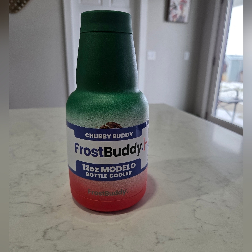 Green and Red Bottle Cooler